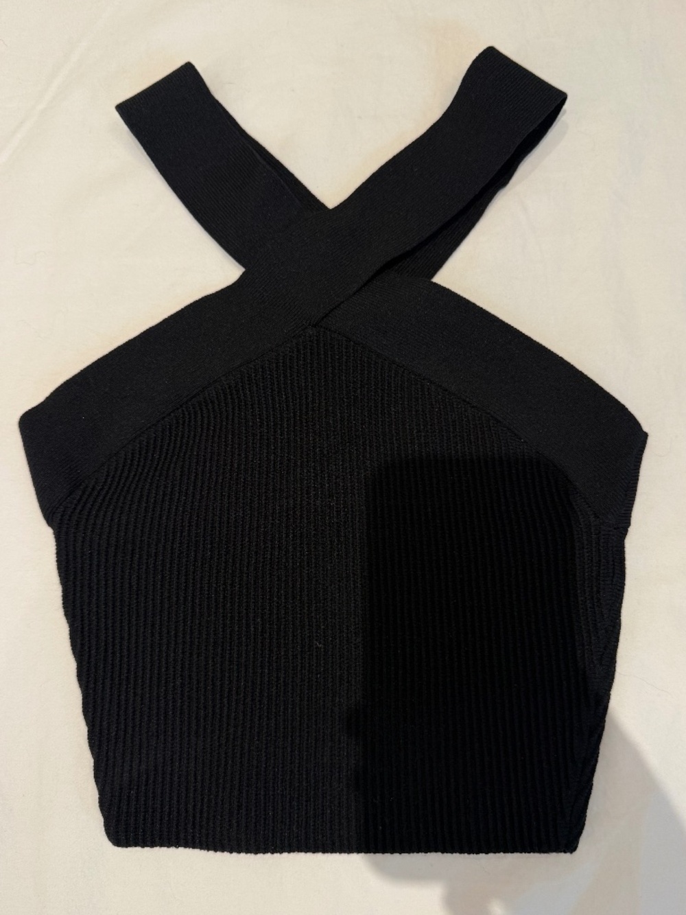 Aritzia babaton Sculpt Knit Criss Cross Cropped Tank